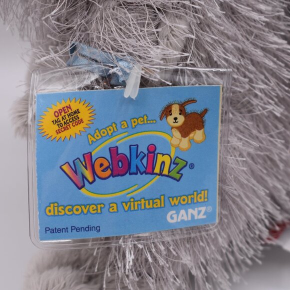 Webkinz Classic Grey Squirrel HM203 Sealed Tag Code Virtual Pet Toy Plush NEW - Picture 7 of 11